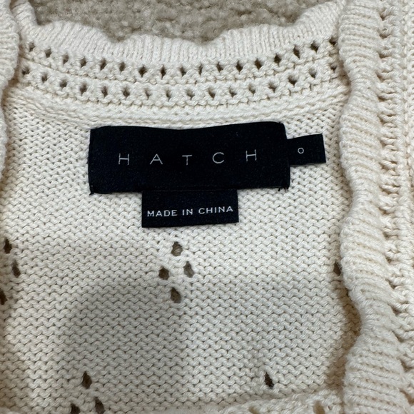 Hatch Palmer Pointelle Nursing Tank, sz 0 - Picture 4 of 4